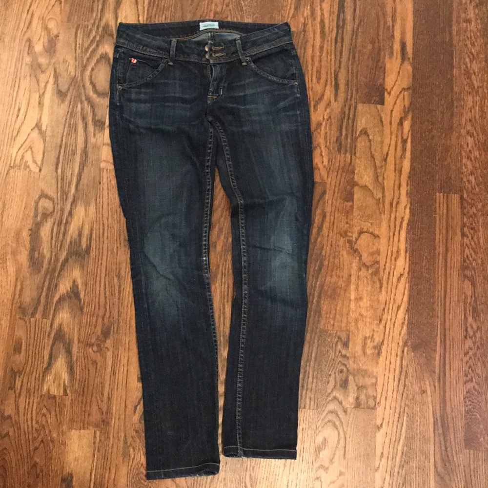 Hudson Collin skinny flap jeans